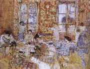 Edouard Vuillard Naked girls sitting on the sofa oil painting artist